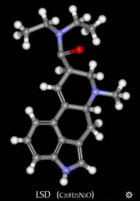 LSD molecule